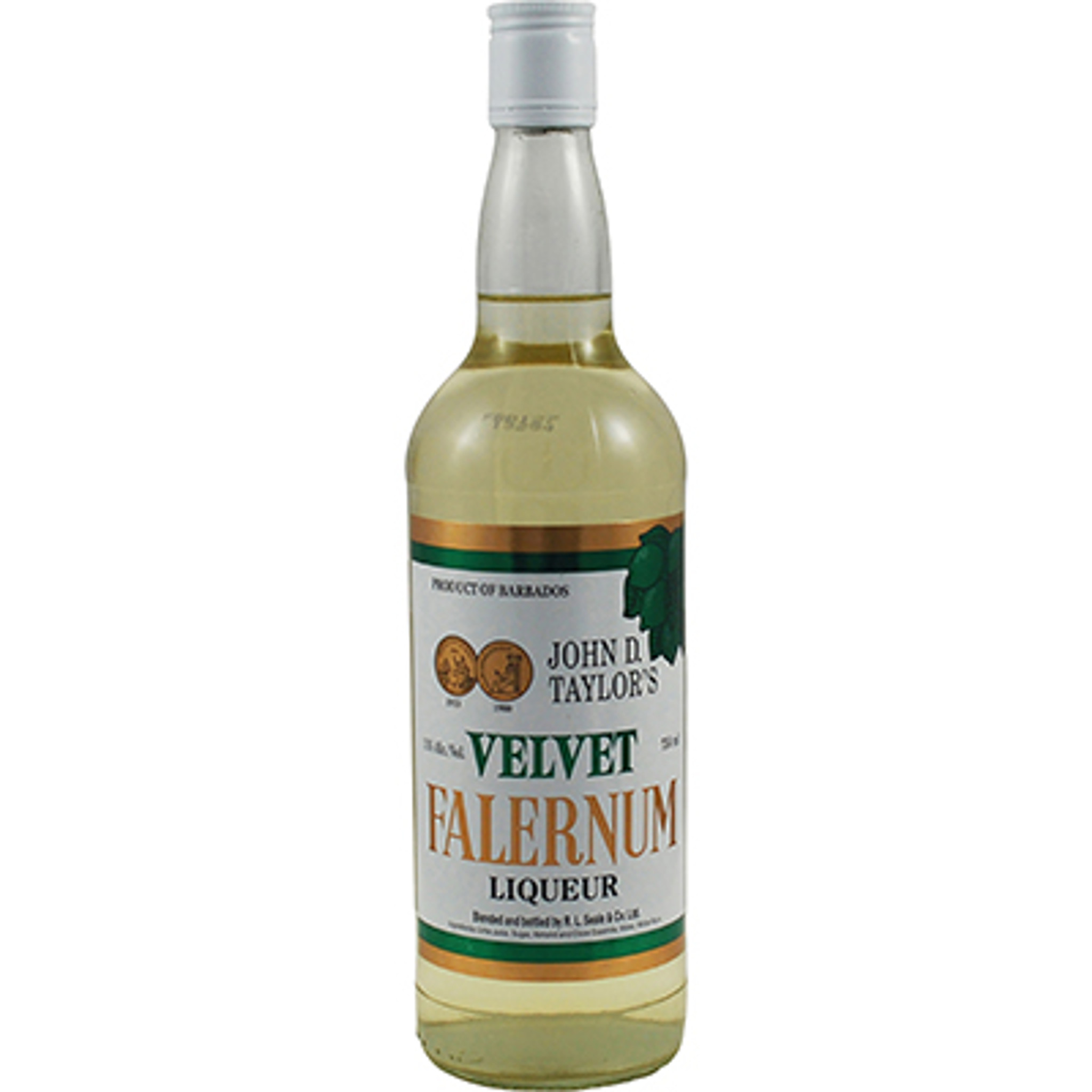 John D. Taylor's Velvet Falernum Liqueur The House of Glunz