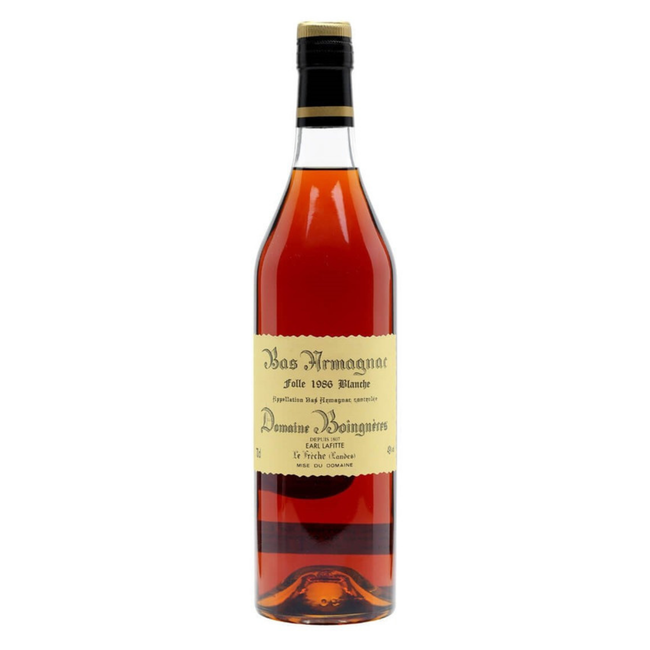 Domaine Boingneres, Folle Blanche 1986 Bas Armagnac 49% abv