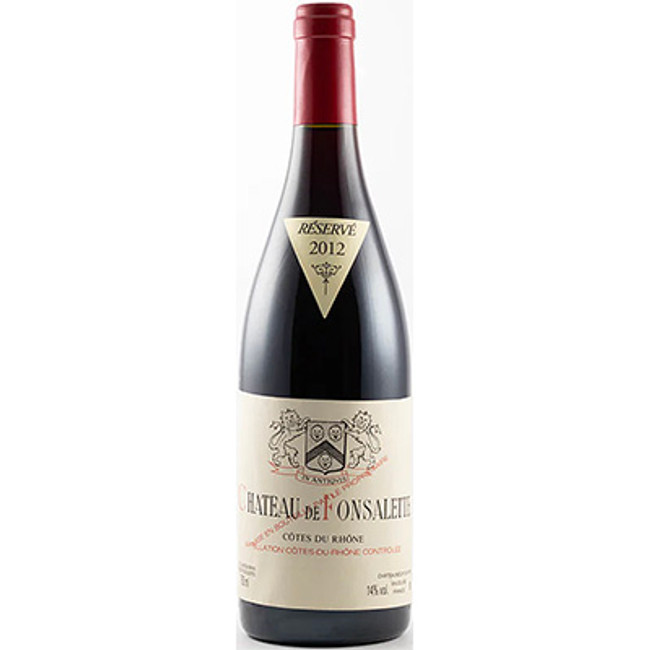 2012 Château de Fonsalette Côtes du Rhône (Rayas), The House of Glunz since 1888, Chicago, Rare wines, Wine Shipping, Delivery, Gifts