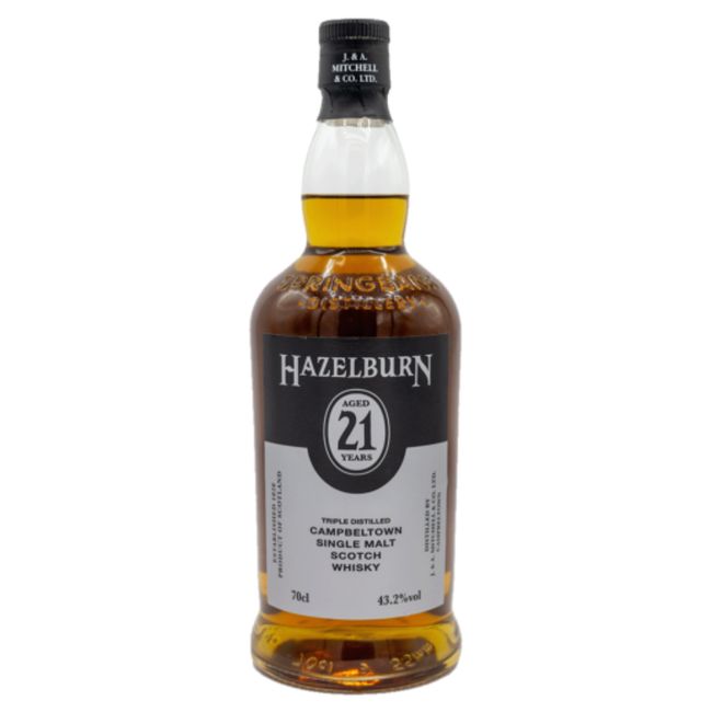 Hazelburn 21 Years Old Single Malt Campbeltown Whisky, 43.2% 700ml