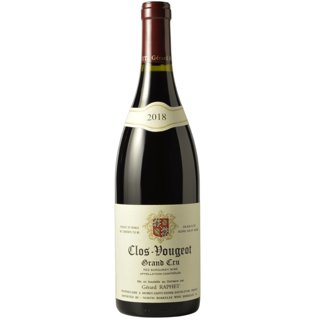 Domaine Gerard Raphet Clos Vougeot (2018)