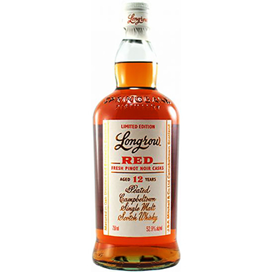 Longrow 'Red' Limited Edition Fresh Pinot Noir Casks Campbeltown 12 Year Old Single Malt Scotch Whisky