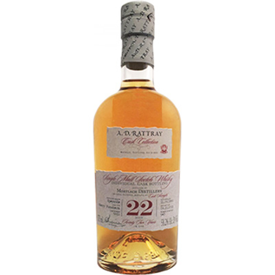 A.D. Rattray Cask Collection Mortlach 22 Year Single Malt Scotch Whisky 