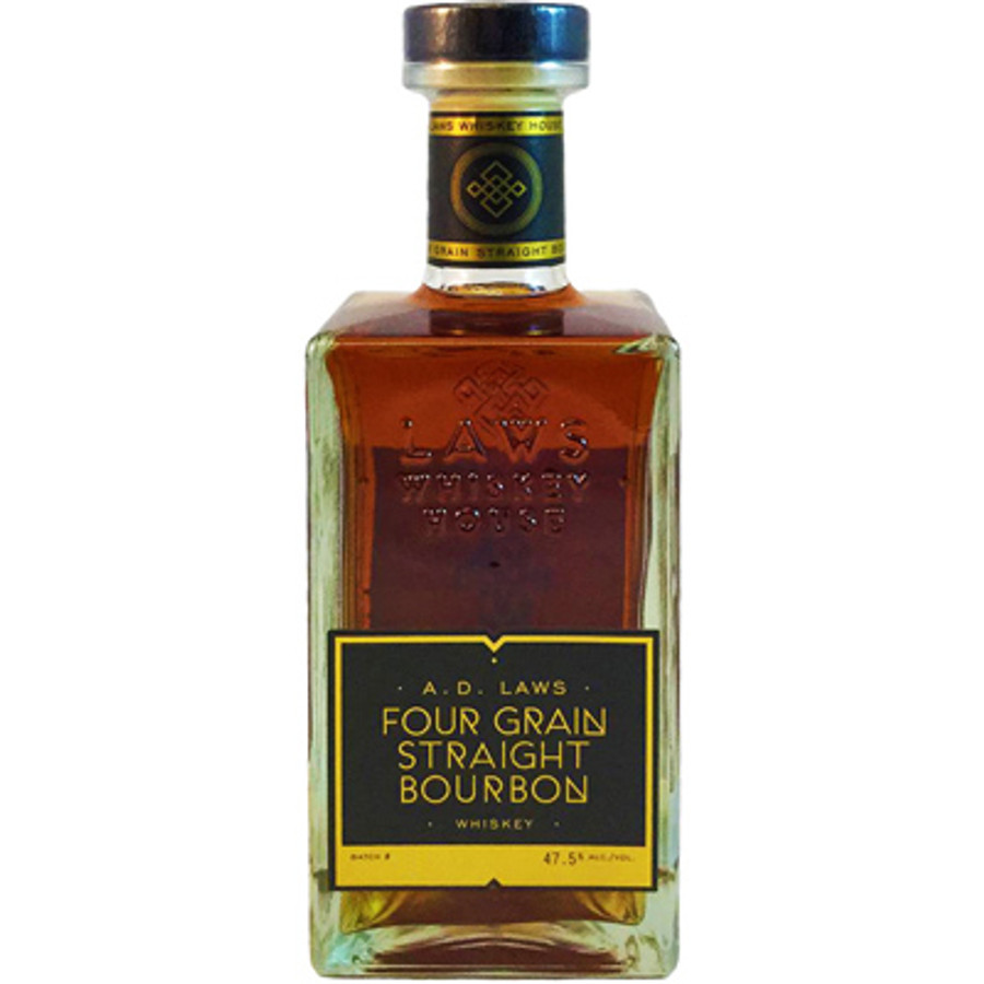 AD Laws Four Grain Straight Bourbon Whiskey 95 Proof