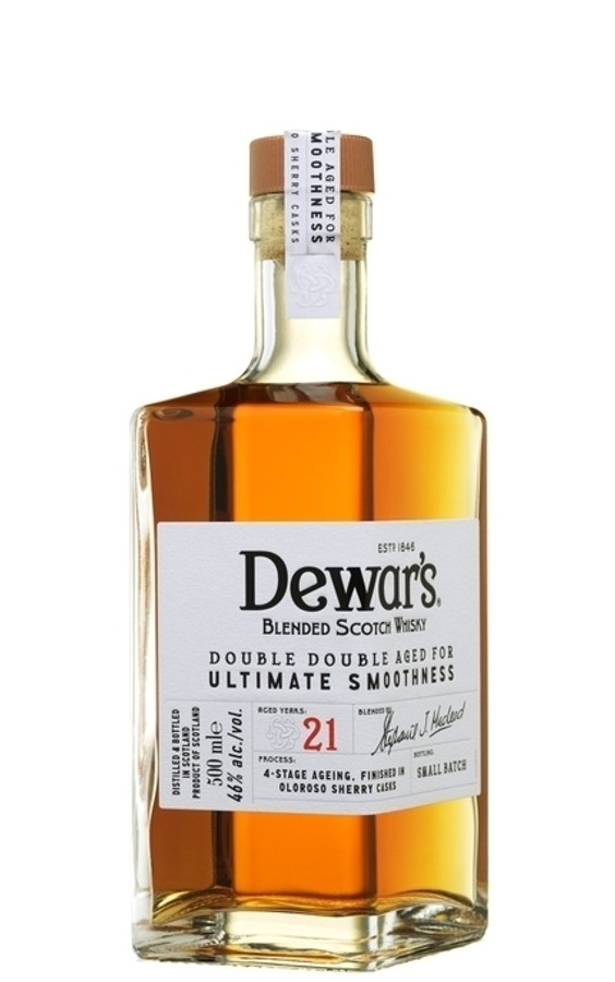 Dewar's Double Double Aged 21 Years Old Blended Scotch Whisky 92 Proof .375L