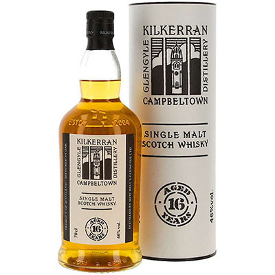 Glengyle Distillery, Kilkerran 16 Years Old Single Malt Scotch 46%