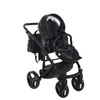 Junama S-Class Black pram, pushchair and changing bag