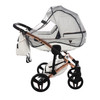 Junama S-Class White Pram, Carrycot