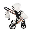 Junama S-Class White pram, pushchair and changing bag