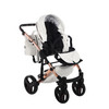 Junama S-Class White pram, pushchair and changing bag