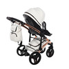 Junama S-Class White pram, pushchair and changing bag