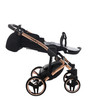 Junama Individual Black Rose Gold  stroller, pushchair and changing bag