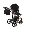 Junama Individual Black Rose Gold  stroller, pushchair and changing bag