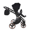 Fluo Individual Satin Black Rose Gold 2in1