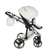 Fluo Individual Mirror White Silver 2in1