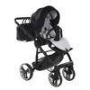 Fluo Individual Satin Black Silver 2in1