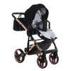 Fluo Individual Mirror Black Rose Gold 2in1