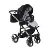 Fluo Individual Mirror Black Silver 2in1
