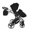 Fluo Individual Mirror Black Silver 2in1