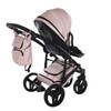 Junama S-Class Pink pram, pushchair and changing bag