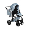 Junama S-Class White pram, pushchair and changing bag