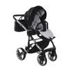 Fluo Individual Mirror Black Silver 3in1