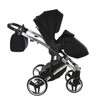 Fluo Individual Mirror Black Silver 4in1