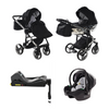 Fluo Individual Mirror Black Silver 4in1