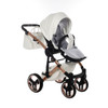 Fluo Individual Satin White Rose Gold 3in1