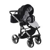 Fluo Individual Mirror Black Silver 2in1