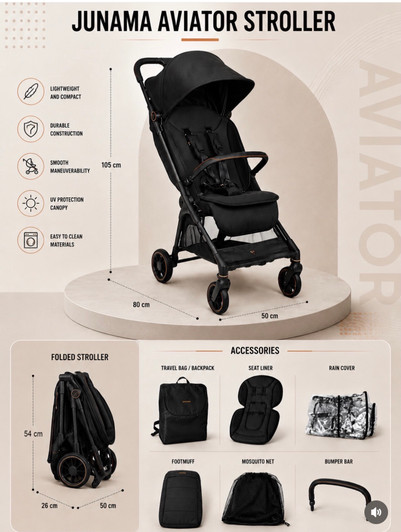 Junama Aviator Carbon Black