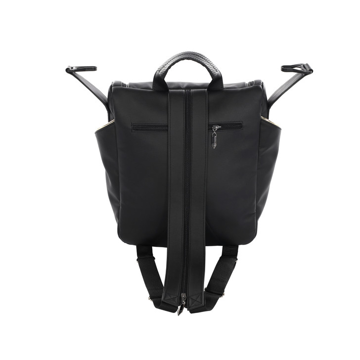 Junama S-Class Black pram, changing bag