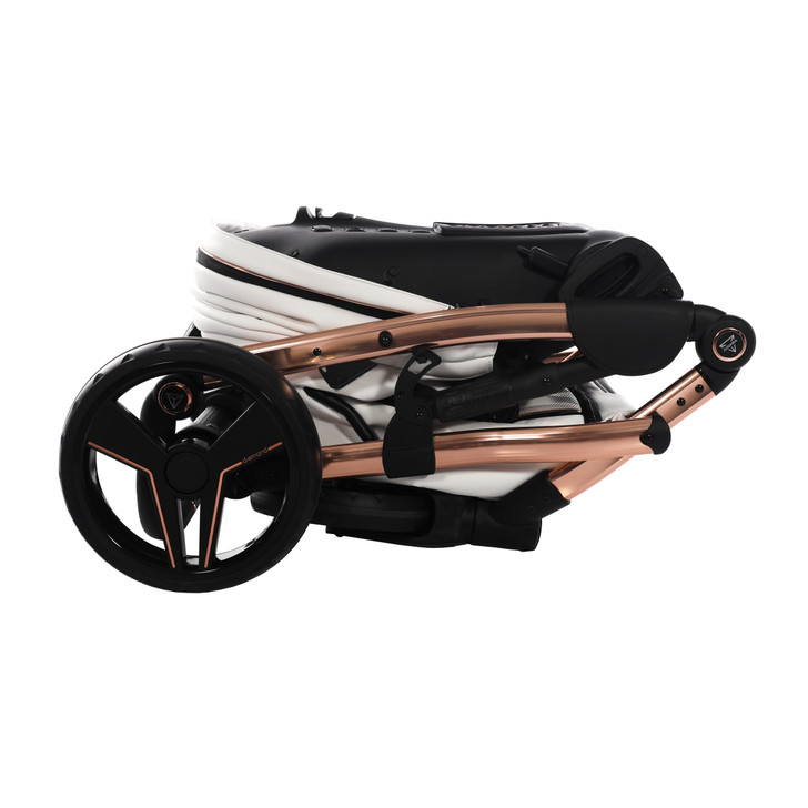 Junama S-Class White pram, pushchair and chassis