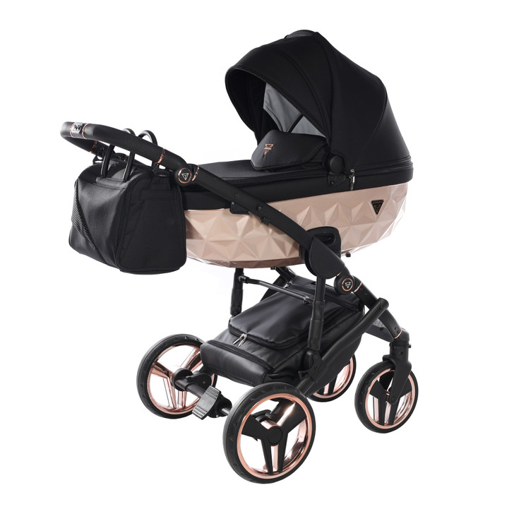 Fluo Individual Satin Black Rose Gold 2in1