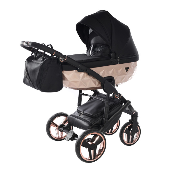 Fluo Individual Satin Black Rose Gold 2in1