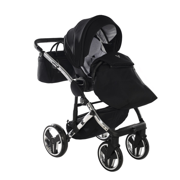 Fluo Individual Mirror Black Silver 2in1