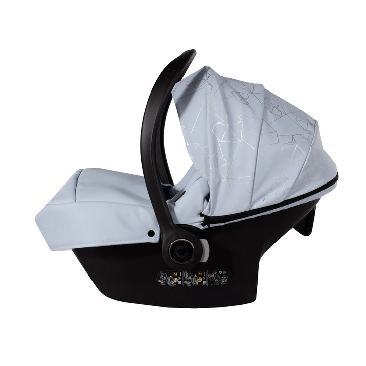 Heart Blue I-Size Car Seat