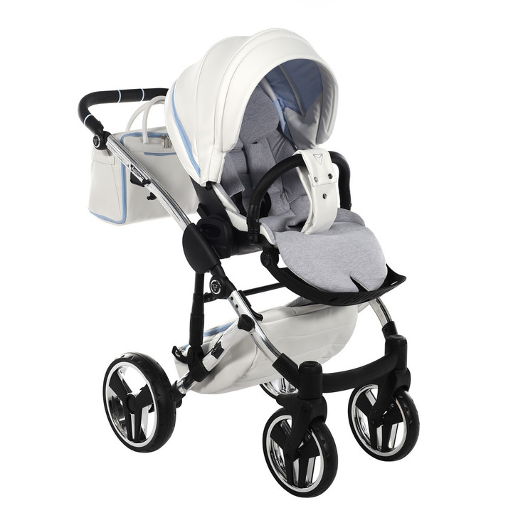 Junama Candy Blue stroller, pushchair and changing bag