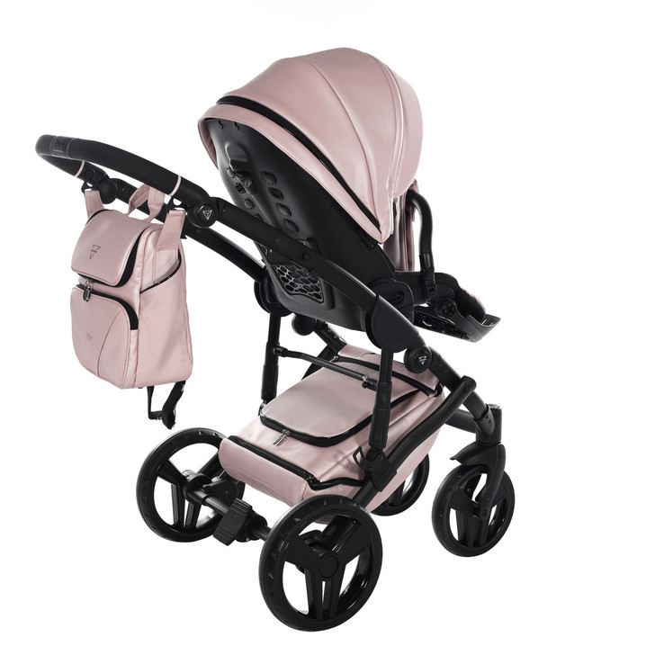 Junama S-Class Pink pram, pushchair and changing bag