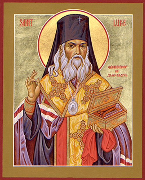 Icon Of Saint Lucy - A Religious Gift, Handmade Religious