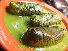 Wild Grapes dolmas with Grape Leaves