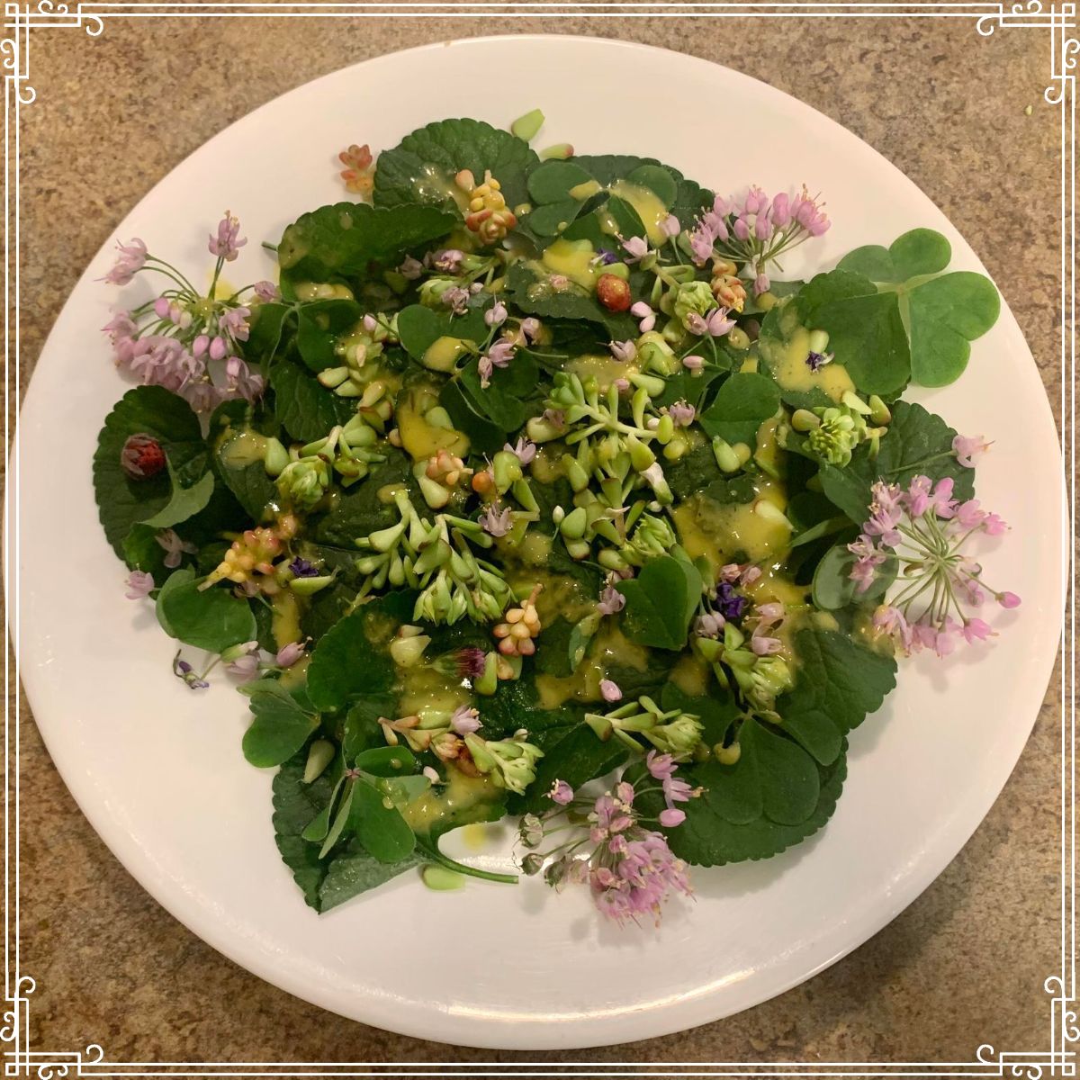 Native American wild berry vinaigrette