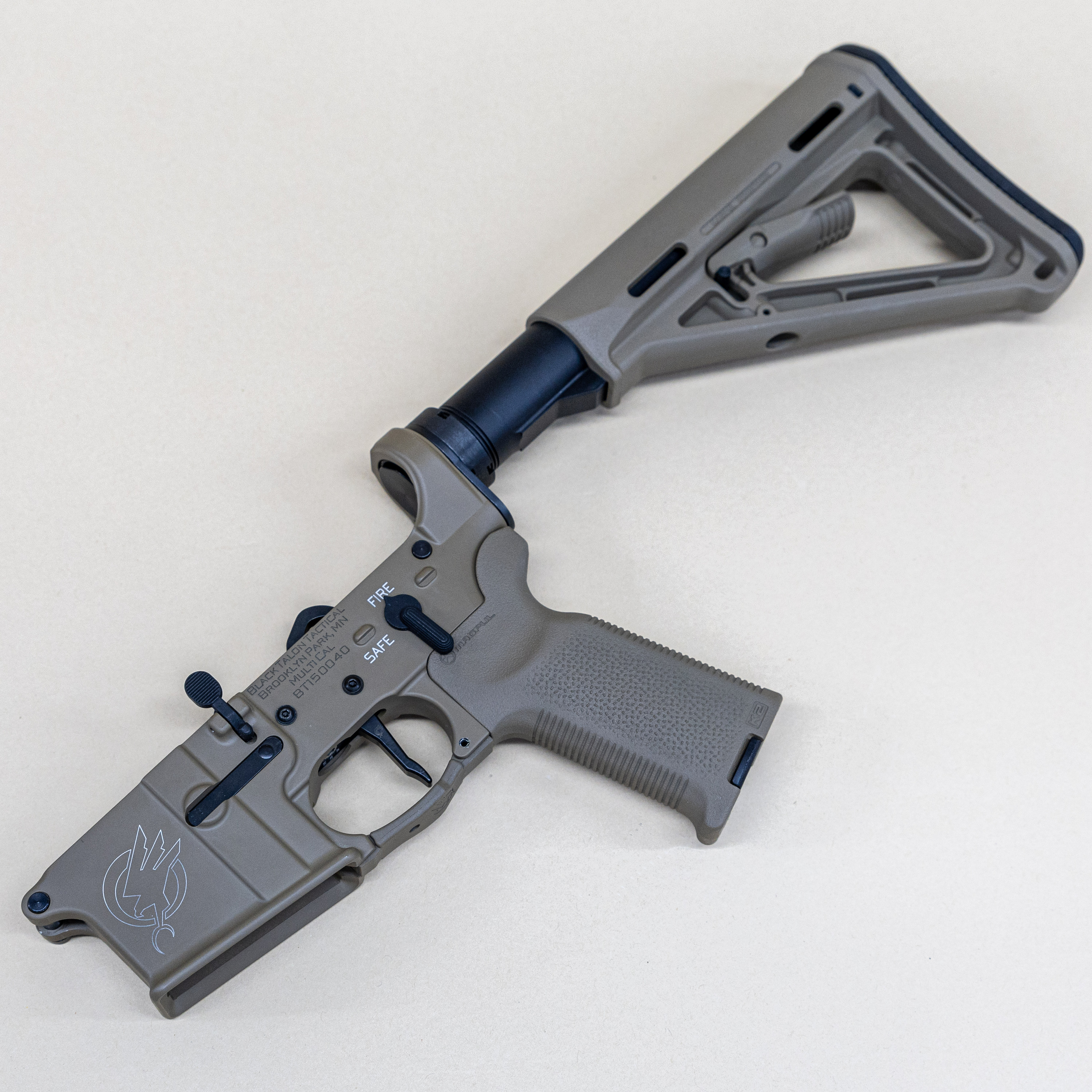 BT-15 Complete Rifle Lower Receiver Assembly FDE/FDE BT-15 Complete Rifle Lower Receiver Assembly FDE/FDE