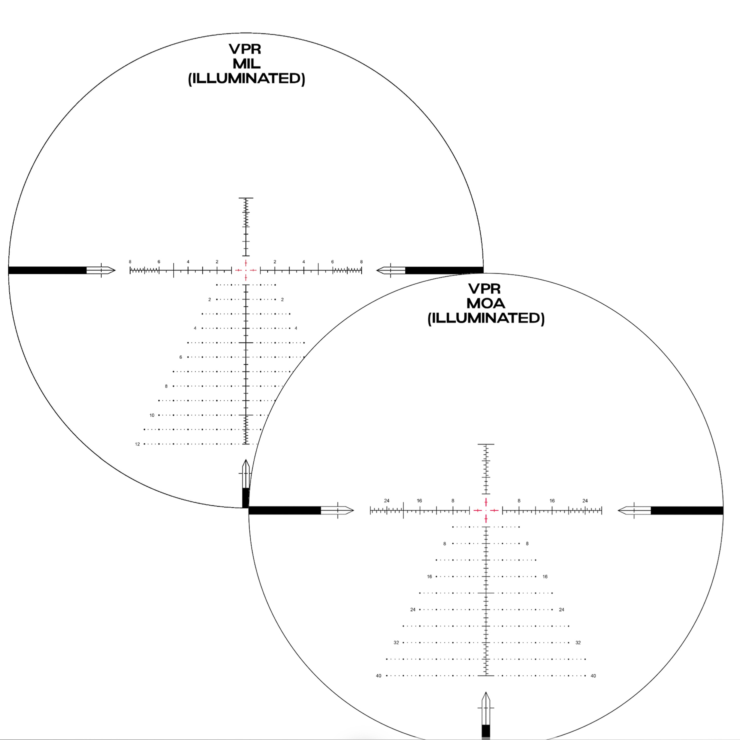 SH-4J 6-24X50 FFP Illuminated VHR/VPR - Zero Stop - 34mm Tube