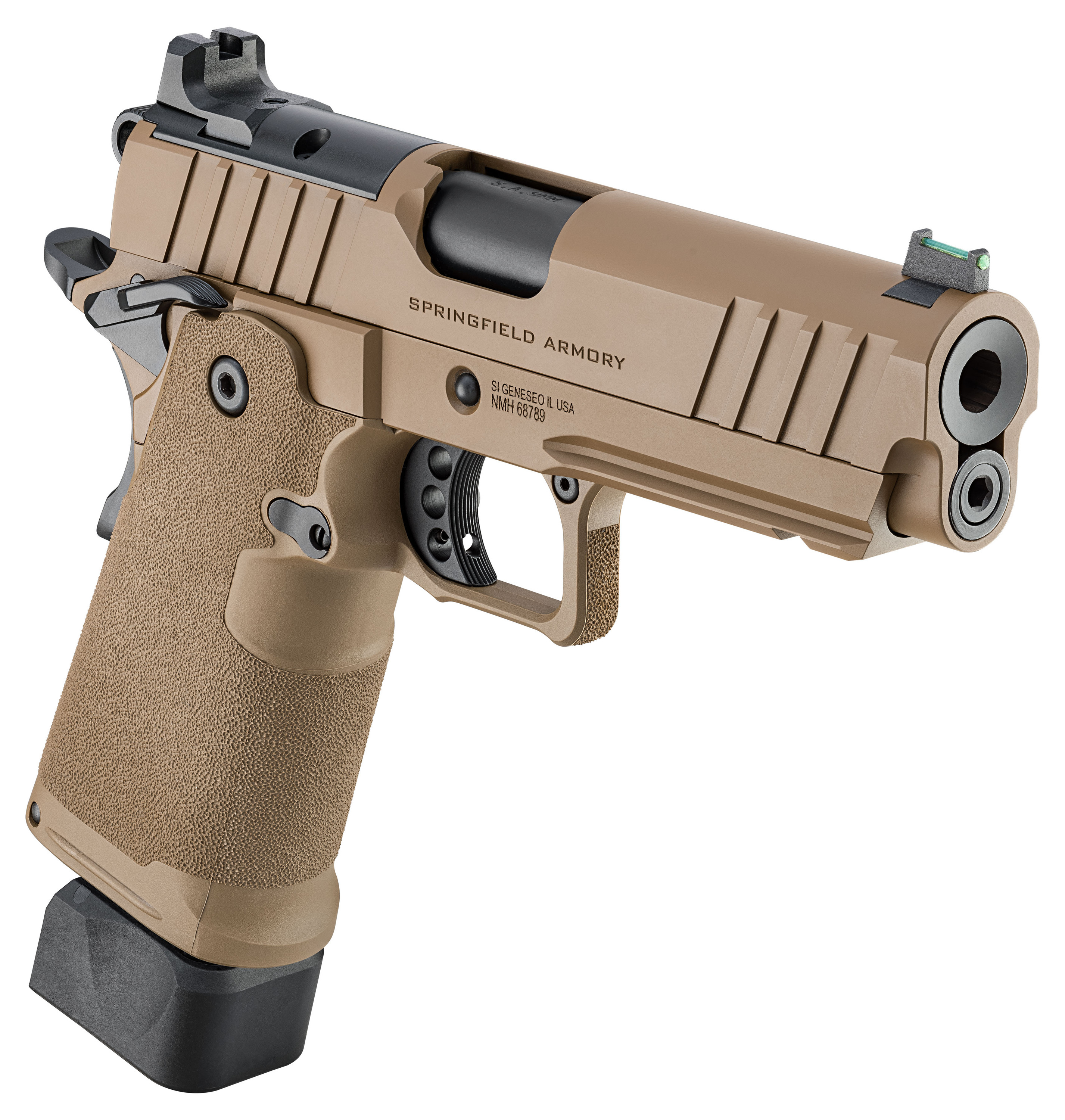 1911 DS Prodigy™ Comp 4.25″ AOS 9mm Handgun – Coyote Brown