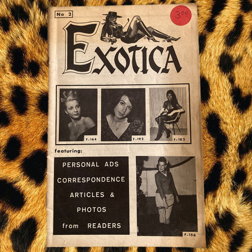 EXOTICA No. 2 Personal Ads Correspondence Articles & Photos from Readers