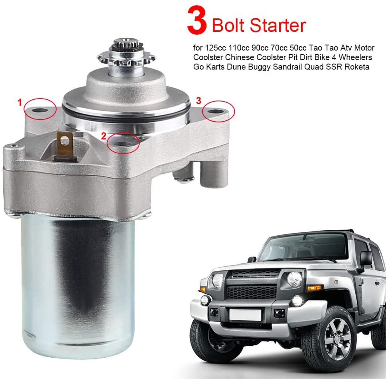 Buy The Electric Starter Motor Under for Horizontal Engine, for sale.