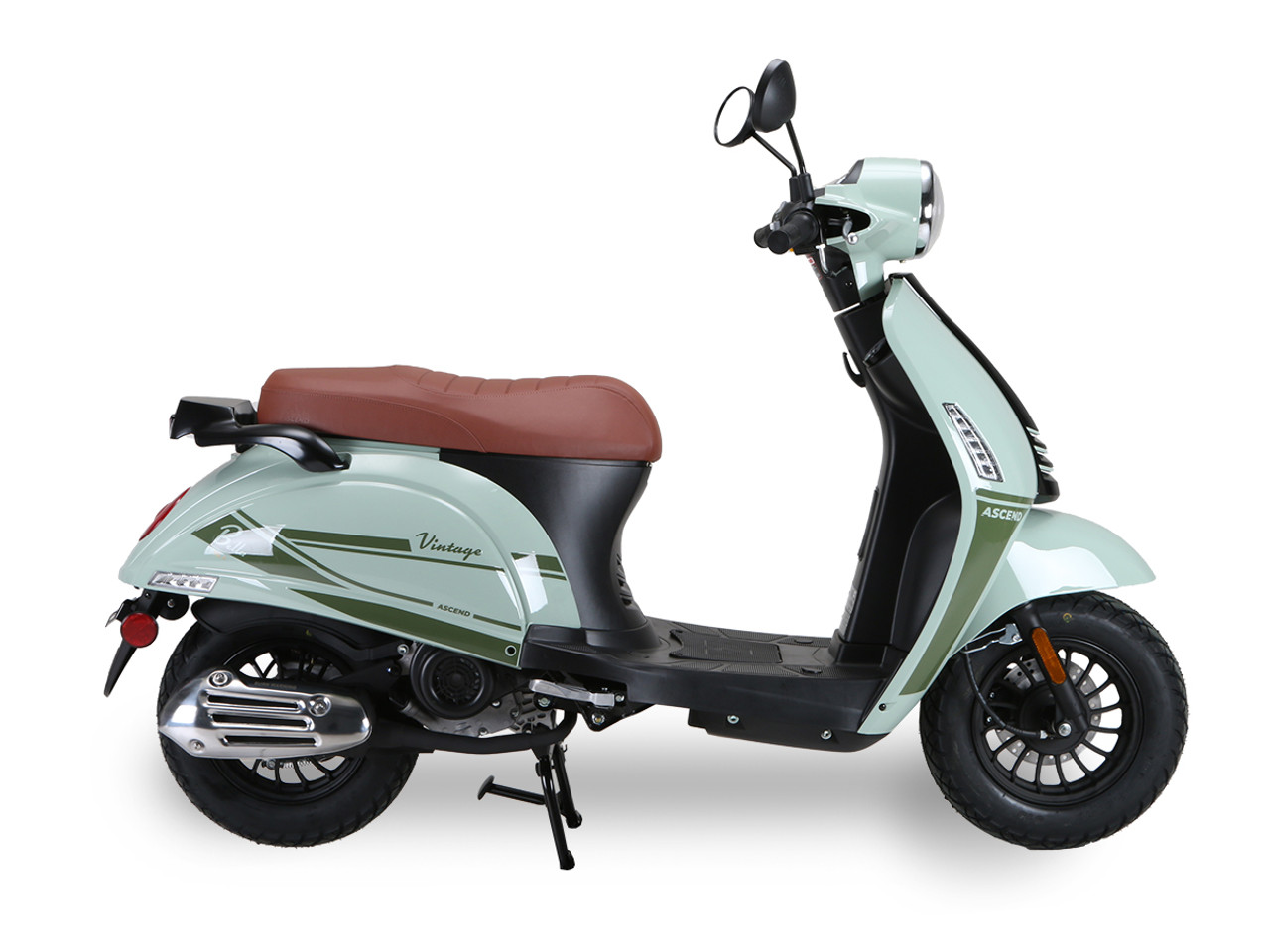 IceBear BELLA-PMZ50-5 50cc Scooter, Air Cooled Engine Oil, LED lights