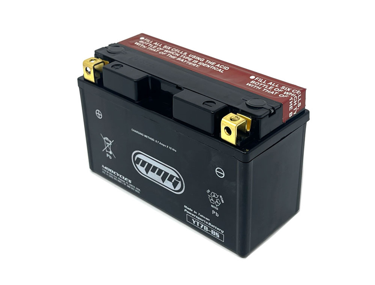 Mighty Max YT7B-BS GEL Battery – 12V 6.5AH 120 CCA – Maintenance