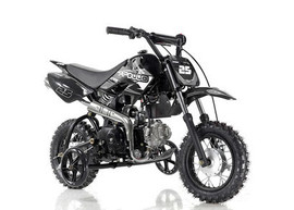 Apollo DB-25 70cc Automatic DIRT BIKE, 4 Stroke Air Cooled, Single Cylinder - Black Apollo DB-25 70cc Automatic DIRT BIKE, 4 Stroke Air Cooled, Single Cylinder - Black